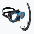 Set da immersione Cressi Perla + Messico nero/blu