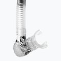 Snorkel Cressi Alpha Ultra Dry trasparente/nero/bianco 3