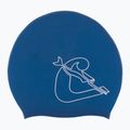 Cressi Loira Cuffia per capelli lunghi blu/bianco 2