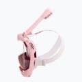 Maschera facciale integrale da snorkeling per bambini Cressi Kiddy Full Face Jr pink/purple/white 4