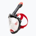 Maschera facciale integrale da snorkeling per bambini Cressi Kiddy Full Face Jr black/clear/red 2