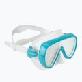 Maschera da sub donna Cressi Honey 420 UV white/aquamarine/blue/orange