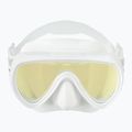 Maschera da sub donna Cressi Honey 420 UV white/white/yellow/blue 2