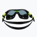 Maschera da nuoto Cressi Cobra black/black/lime smoked 4
