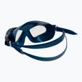Maschera da bagno Cressi Planet in metallo blu 4