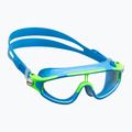 Maschera da nuoto per bambini Cressi Baloo azzurro/lime 5