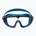 Maschera da bagno Cressi Skylight blu in metallo 2