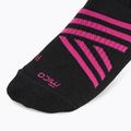 Calze da sci Mico Heavy Weight Superthermo Primaloft Merino Ski black fuchsia 3