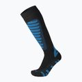 Calze da sci Mico Heavy Weight Superthermo Primaloft Merino Ski nero/azzurro