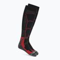 Calze da sci Mico Medium Weight Superthermo Natural Marino Ski black/red