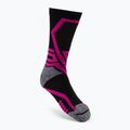 Mico Calze da sci X-Performance X-C di peso medio nero/rosa CA00146