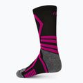 Mico Calze da sci X-Performance X-C di peso medio nero/rosa CA00146 2