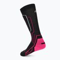 Calze da sci donna Mico Medium Weight Warm Control Ski black/fuchsia fluo 2
