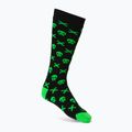 Calze da sci Mico Medium Weight Warm Control per bambini nero-verde CA02699