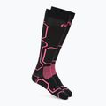 Calze da sci Mico Medium Weight Warm Control Ski black fluorescent fuchsia