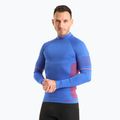 Maglia termica da uomo Mico M1 Mock Neck cobalto