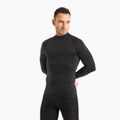 Uomo thermal active manica lunga Mico Odor Zero Mock Neck nero