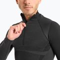 Maglia termica da uomo Mico Warm Control Zip Neck nero 3