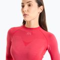 Maglia termica da donna Mico Warm Control Round Neck fragola 3