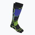 Calze da sci Mico Medium Weight Warm Control Ski black/fluorescent yellow