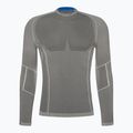 Uomo thermal active manica lunga Mico Odor Zero Collo rotondo grigio 6