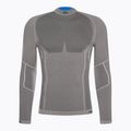 Uomo thermal active manica lunga Mico Odor Zero Mock Neck grigio 5