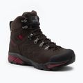 Stivali da trekking da donna SCARPA ZG Pro GTX caffè scuro/prugna rossa