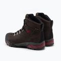 Stivali da trekking da donna SCARPA ZG Pro GTX caffè scuro/prugna rossa 3