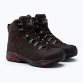 Stivali da trekking da donna SCARPA ZG Pro GTX caffè scuro/prugna rossa 5