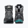 Scarponi da trekking da donna SCARPA ZG Lite GTX grigio scuro/laguna 13