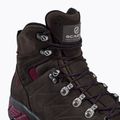 Stivali da trekking da donna SCARPA ZG Pro GTX caffè scuro/prugna rossa 9