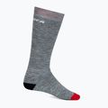 Calze da sci Nordica Multisport Winter JR per bambini 2 paia grigio medio/rosso/nero + grigio medio