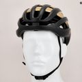 Casco da bicicletta ABUS AirBreaker nero/oro 10