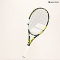 Racchetta da tennis Babolat Pure Aero Junior 26 grigio/giallo/bianco per bambini 8