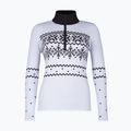 Felpa termica da donna Newland Groenlandia Half Zip bianco/nero