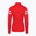 Felpa termica da donna Newland Hilde Half Zip rosso/bianco 2