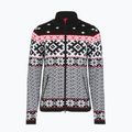 Felpa termica da donna Newland Kylie Full Zip nero/bianco