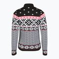 Felpa termica da donna Newland Kylie Full Zip nero/bianco 2