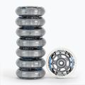 FILA Wheels ABEC 5 72mm/82A 8 pezzi ruote rollerblade bianche con cuscinetti. 2