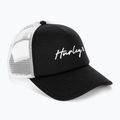 Cappello da baseball Hurley Icon Script Trucker nero/bianco da donna