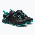 Scarpe da ciclismo MTB da donna Northwave Escape Evo nero/turchese 4