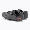 Scarpe da ciclismo MTB da donna Northwave Razer 2 grigio scuro/rosso neon 3