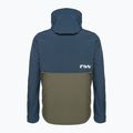Giacca da ciclismo Northwave Easy Out Softshell da uomo blu profondo/verde foresta 2