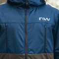 Giacca da ciclismo Northwave Easy Out Softshell da uomo blu profondo/verde foresta 9