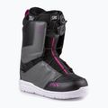 Scarponi da snowboard da donna Northwave Helix Spin nero/grigio scuro 9