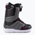 Scarponi da snowboard da donna Northwave Helix Spin nero/grigio scuro 10