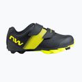 Scarpe da ciclismo MTB per bambini Northwave Hammer Junior black/yellow fluo