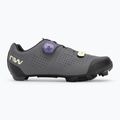 Scarpe da ciclismo MTB da donna Northwave Razer grigio scuro/viola scuro 2