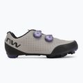 Scarpe da ciclismo MTB da uomo Northwave Rebel 3 sabbia/viola scuro 2