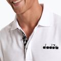 Polo Diadora Statement bianco ottico da uomo 5